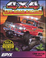 4x4 Offroad Racing - C64 Box Art