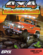 4x4 Offroad Racing - C64 Box Art