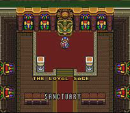 Zelda III Ingame Sanctuary Screen