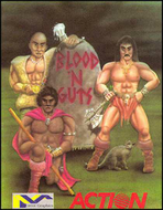 blood and guts c64 boxart