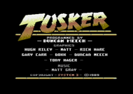 tusker c64 title Screenshot